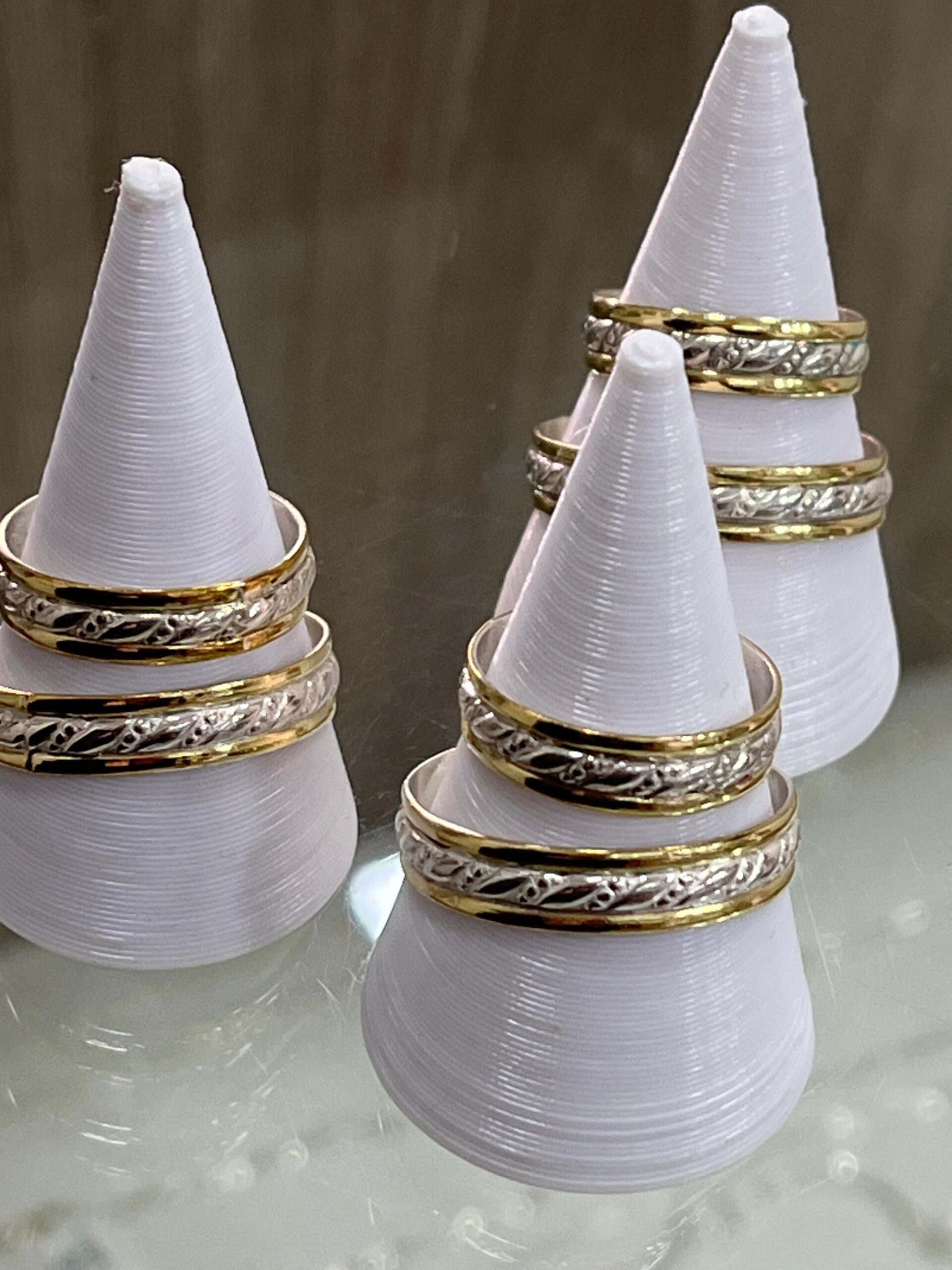 Alianzas facetadas PLATA Y ORO (precio por unidad) Alianzas facetadas PLATA Y ORO (precio por unidad) - Imagen 7