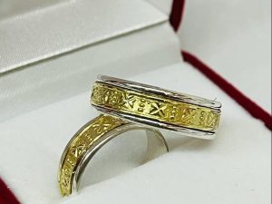 Alianzas facetadas PLATA Y ORO (precio por unidad) Alianzas facetadas PLATA Y ORO (precio por unidad)