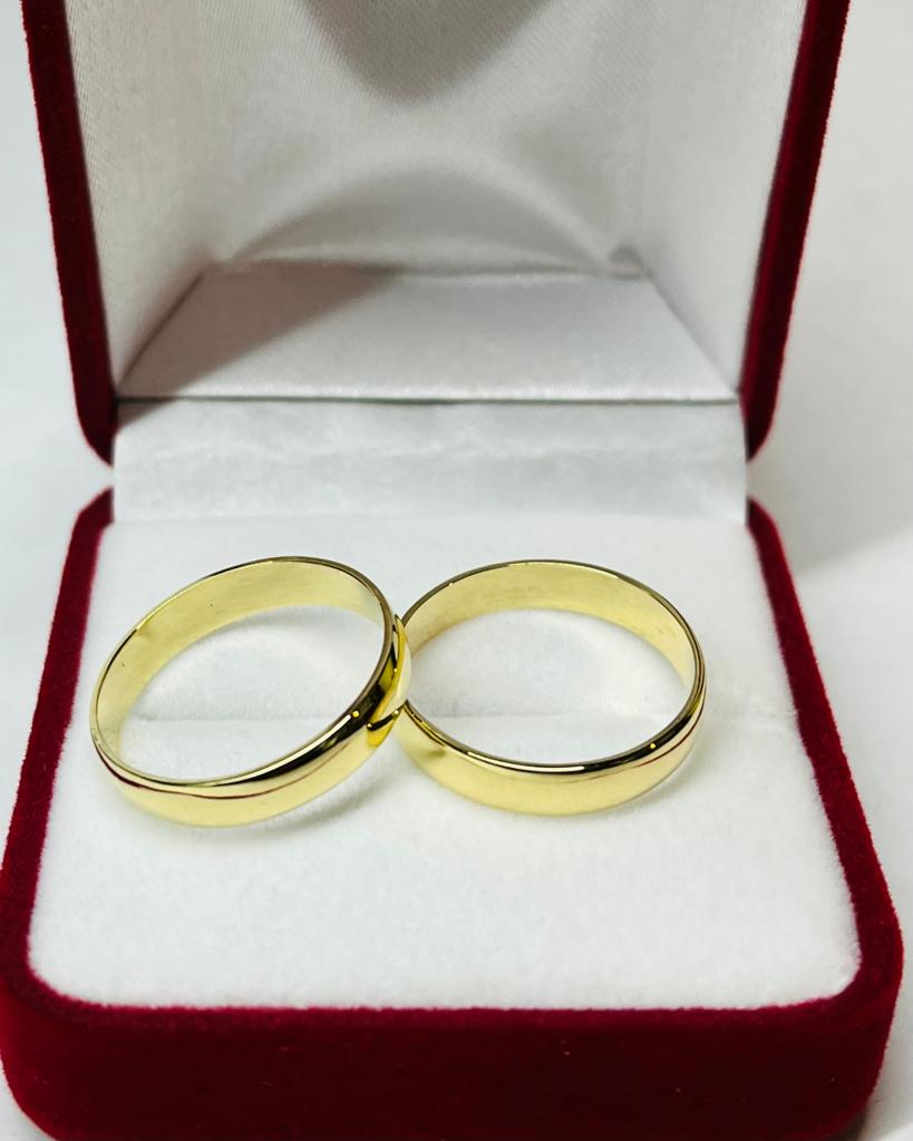 Alianzas media caña ancha 5 gramos el par ORO 18K (precio por unidad) Alianzas media caña ancha 5 gramos el par ORO 18K (precio por unidad) - Imagen 6