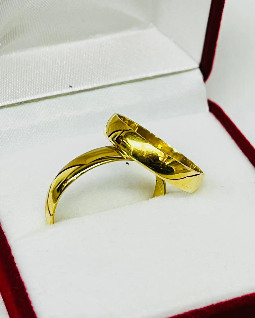 Alianzas media caña ancha 5 gramos el par ORO 18K (precio por unidad) Alianzas media caña ancha 5 gramos el par ORO 18K (precio por unidad) - Imagen 8