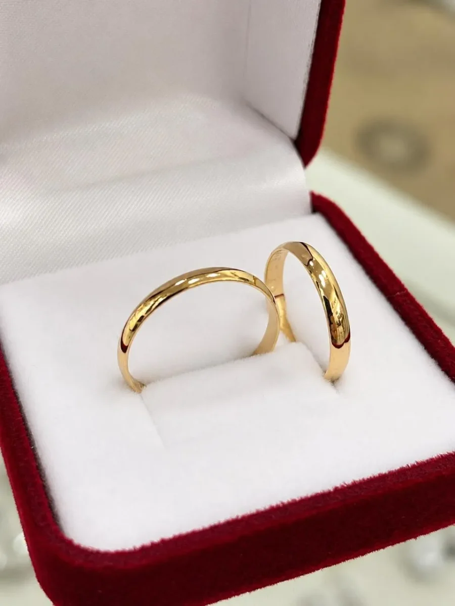 Alianzas media caña 3 gramos el par ORO 18K (precio por unidad) Alianzas media caña 3 gramos el par ORO 18K (precio por unidad)