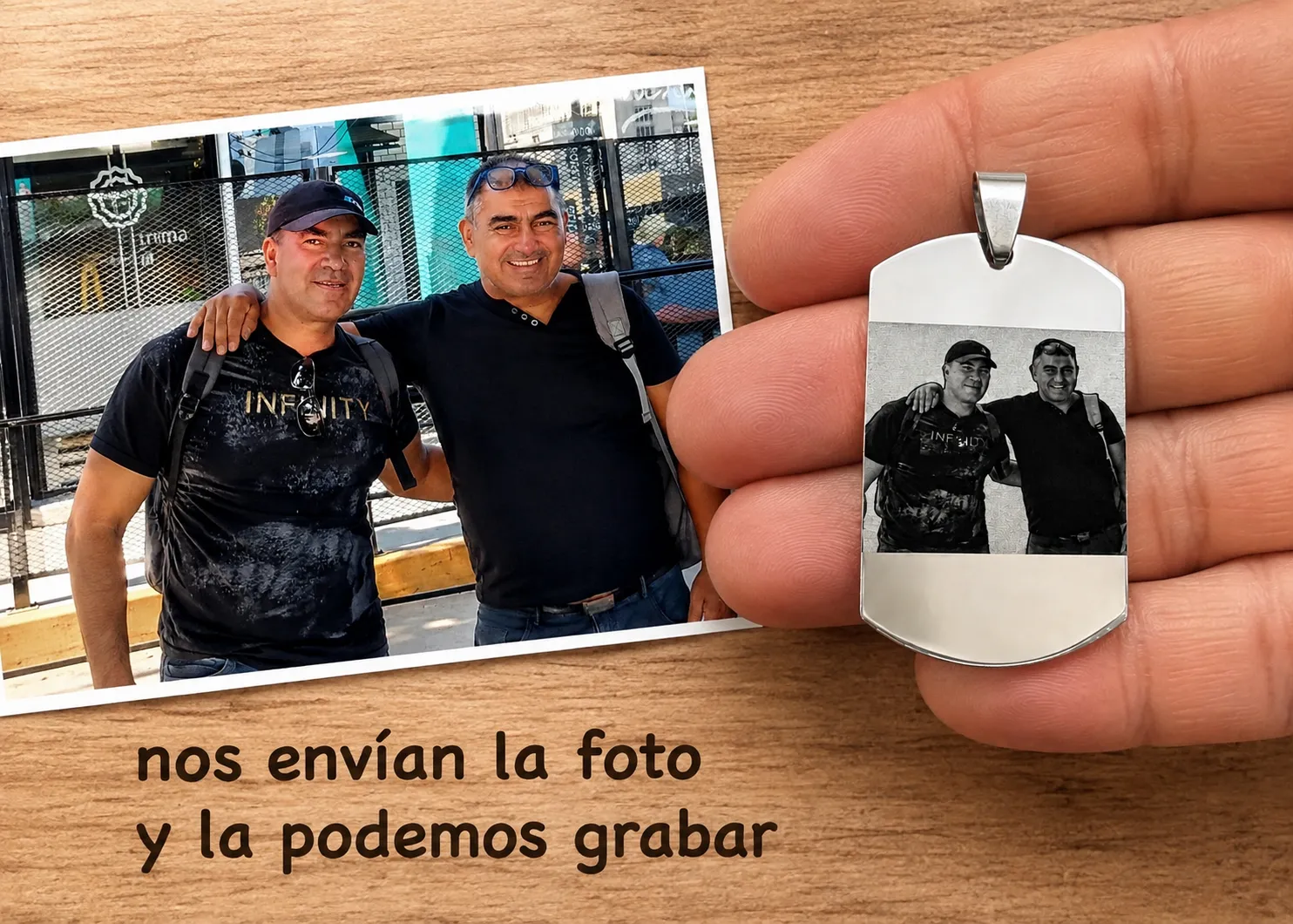 LLaveros de acero con grabados LLaveros de acero con grabados - Imagen 6