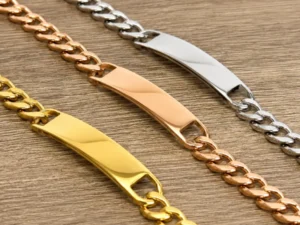Pulseras de acero quirugico Pulseras de acero quirugico