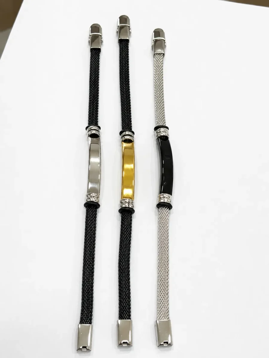 Pulseras de Acero con Chapa Pulseras de Acero con Chapa - Imagen 6