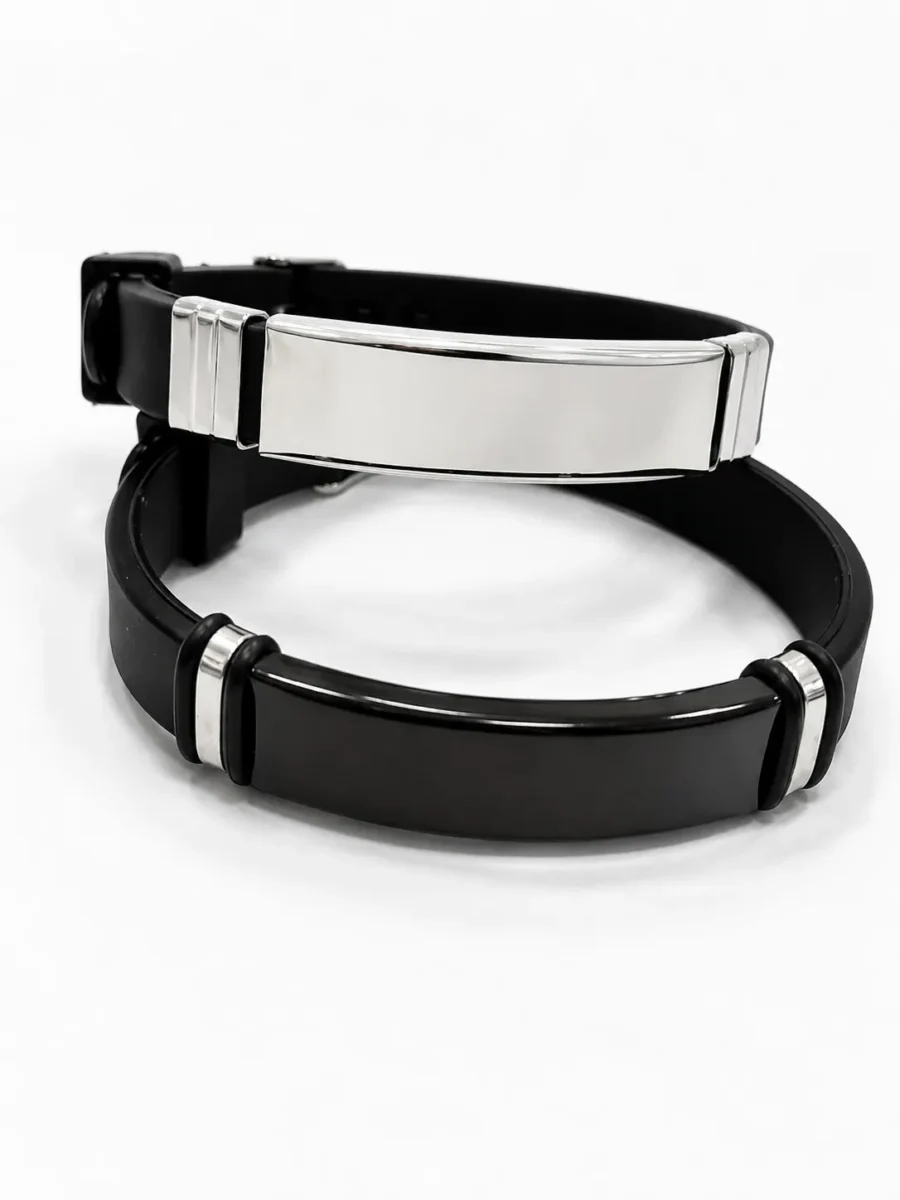 Pulsera Acero y caucho Pulsera Acero y caucho - Imagen 4